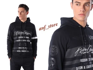 NUEVO CON ETIQUETAS Diesel S-PEGI Pullover Jersey Para Hombres NEGRO Suéter XL Sudadera con Capucha Sudadera $228 - Imagen 1 de 1
