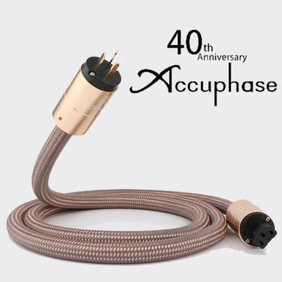 Accuphase OFC AU HiFi Power Cable Audiophile Speaker Audio Mains Supply Cord - Image 1 of 4