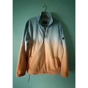 Billabong men's 1/4 zip pullover fleece with fading colors size large - Picture 1 of 8