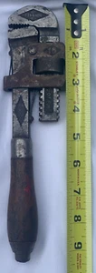 Vintage Stillson Walworth Mfg. Co. Boston U.S.A. -- Holzgriff #10 Pfeifenzange - Bild 1 von 6