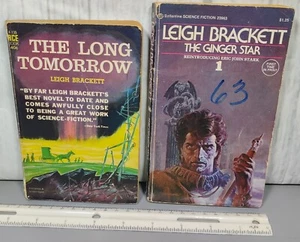 Leigh Brackett 2 Book Lot. The Ginger Star 1st Printing & The Long Tomorrow. PB - Picture 1 of 8