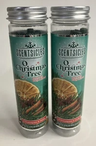 Scentsicles O Christmas Tree Scented Christmas Ornaments with Hooks 2 Tubes - Picture 1 of 14