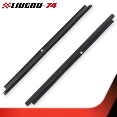 Truck Outer Window Sweep Felt Rear Kit Pair Set of 2 Fit For Chevy GMC Cadillac - Image 1 of 4