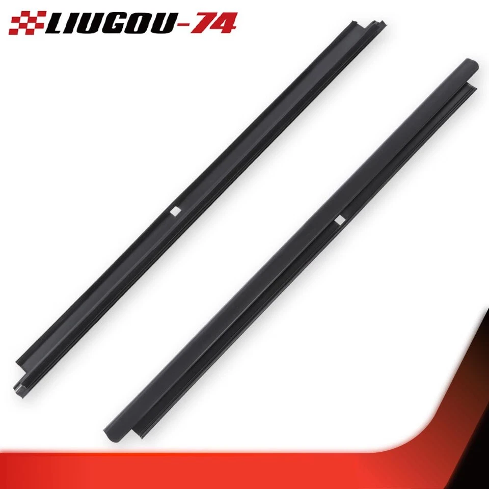 Truck Outer Window Sweep Felt Rear Kit Pair Set of 2 Fit For Chevy GMC Cadillac Foto 1 de 4