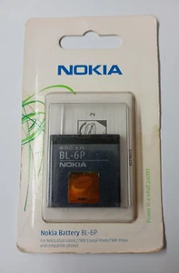 ORIGINAL NOKIA BL-6P BATTERY 830 mAh FOR 6500 CLASSIC - 7900 PRISM_NEW OLD STOCK - Zdjęcie 1 z 3