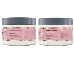 Love Beauty and Planet Muru Muru Butter Rose Peace And Glow Body Scrub 250ml X 2 - Picture 1 of 2
