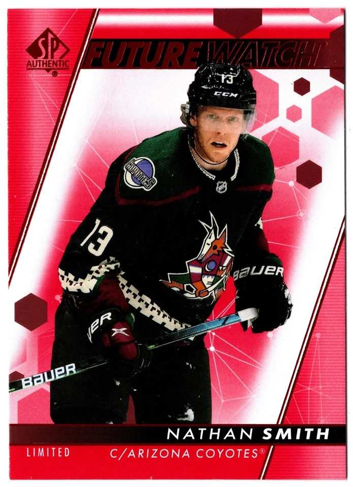 2022-23 Upper Deck SP Authentic Future Watch Limited Red NATHAN SMITH #135 UD RC - Image 1 of 1