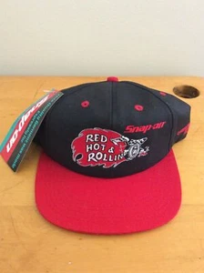 NEW Vintage 80s K-Product SNAP-ON Tools Red Hot & Rollin Adjustable SnapBack Hat - Picture 1 of 6