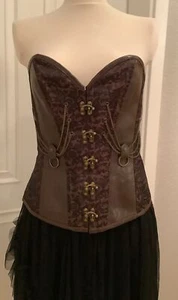 Tolle Steampunk Corsage,braun,Cosplay,außergewöhnliche Details, Fasching NEU - Bild 1 von 4