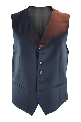 PAL ZILERI Black Single Breasted 100% Virgin Wool Waistcoat (IT 50 | UK 40) - Image 1 of 3