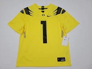 Nike Youth Boys Replica Football Jersey Ducks Yellow Strike University Of Oregon - Picture 1 of 15