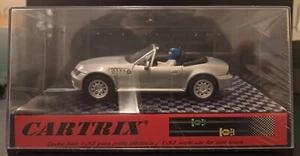 CARTRIX slot car 0102-G BMW-Z3 Roadster Cabrio silver, BRAND NEW, NEVER OPENED - Picture 1 of 10