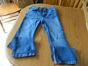 Boys Wrangler 20X Blue Jeans Size 16R - VGUC - Picture 1 of 7