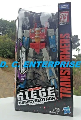 TAKARA TOMY HASBRO TRANSFORMERS SIEGE WFC VOYAGER DECEPTICON STARSCREAM MIB 2019 - Image 1 of 4