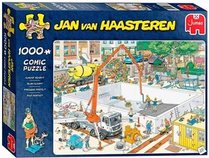 NEW Jumbo Jigsaw Puzzle 1000 Pieces 20037 Jan van Haasteren Almost Ready? - Imagen 1 de 2