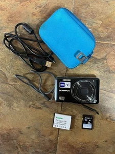 Olympus Stylus VG-160 14.0MP Digital Camera - Black Fully Working, New Battery - Picture 1 of 8