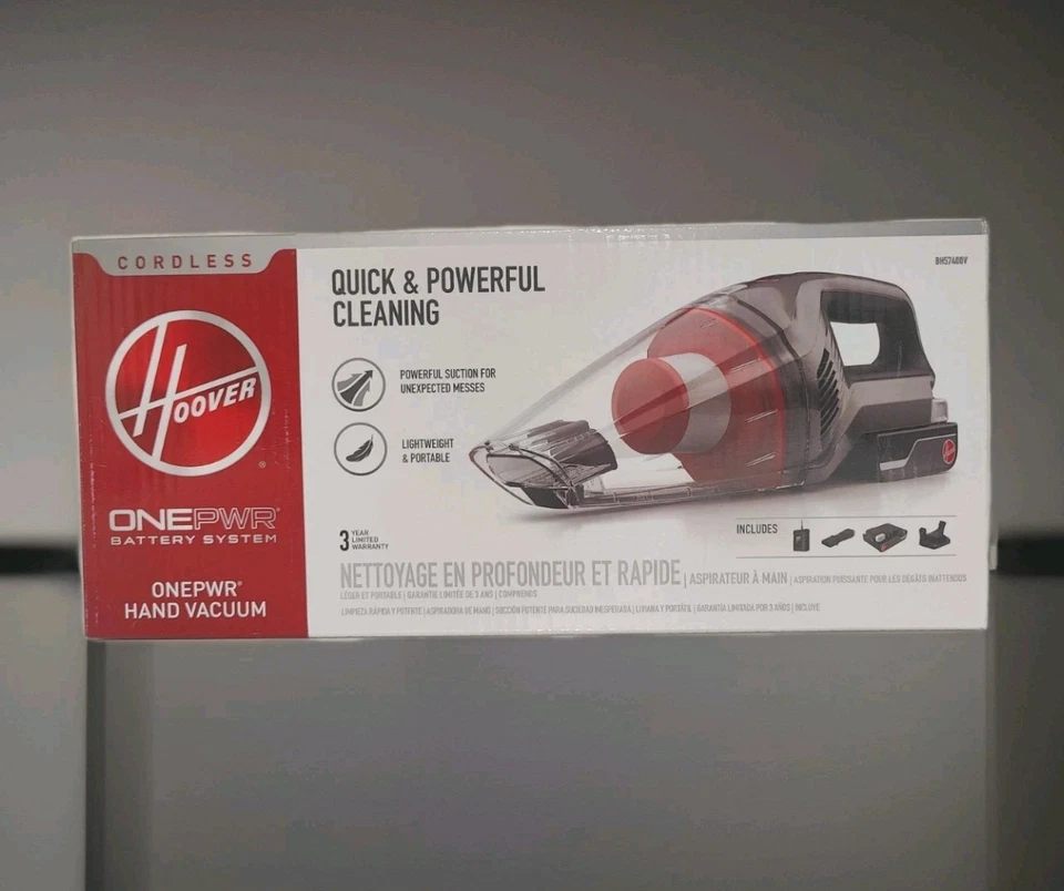 Hoover Cordless Handheld Vacuum w 2AH Battery + Charger BH57400V New !!! - Image 1 of 4