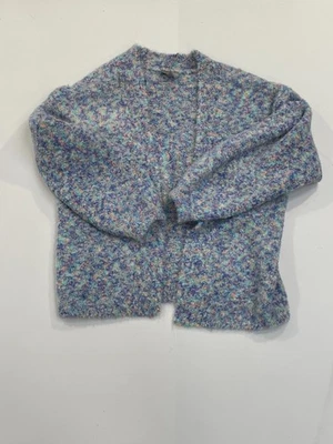 Oliver Bonas Womens Blue Soft Wool Cardigan UK 8 - Image 1 of 4