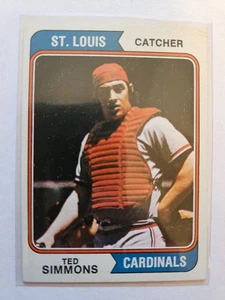 1974 Topps Ted Simmons #260 EX/MT - Bild 1 von 2