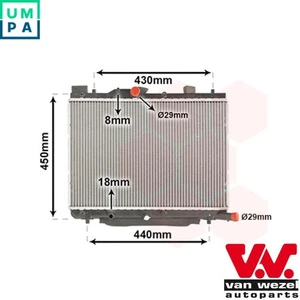 RADIATOR ENGINE COOLING 52002122 FOR SUZUKI SWIFTIII D13A/Z 13 DTJ/Z13DT 1.2L - Picture 1 of 8