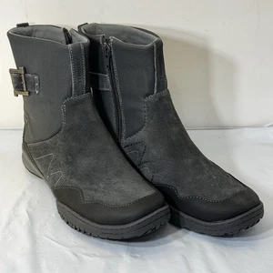 Merrell New Albany Sky Granite wasserdichte kurze Damenstiefel US 8,5 mit Reißverschluss und Karton - Bild 1 von 14