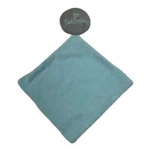 Kind Crafting Blue Gray Baby Lovey Security Blanket - Picture 1 of 4