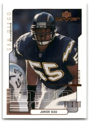 2000 Upper Deck MVP #148 - Junior Seau San Diego Chargers - Combined Shipping!! - Image 1 of 2