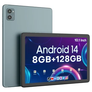Android Tablet 10.1 inch Android 14 Tablet, 8(4+4) GB&128GB Storage(Expand to... - Picture 1 of 8