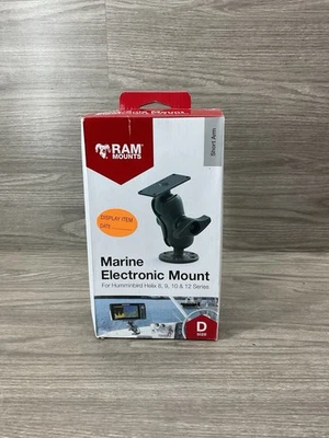 RAM Mount 2.25" Ball 3.68" Base Humminbird HELIX 9/10/12 -RAM-D-202-25-C-202U - Image 1 of 4