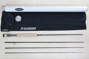 Sage R8 Core 690-4FB Fly Rod 9' 6wt 4pc Fighting Butt Near Mint w/Tube &Sock E5 - Picture 1 of 17