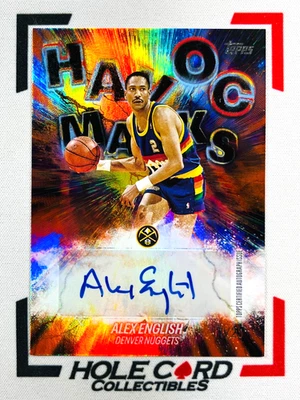 ALEX ENGLISH 2025-26 Topps Flagship Basketball Havoc Marks Orange Auto 11/25 丨 - Image 1 of 3