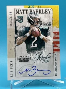Panini Contenders 2013 Rookie Ink Auto Matt Barkley #26 Auto RC - Imagen 1 de 2