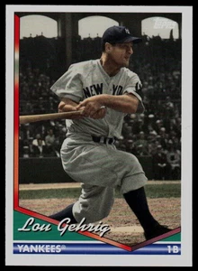 2024 Topps Archives #201 Lou Gehrig New York Yankees - Picture 1 of 2