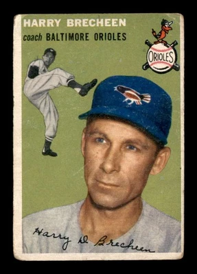 1954 Topps #203 Harry Brecheen CO GOOD X3110026 - Image 1 of 2