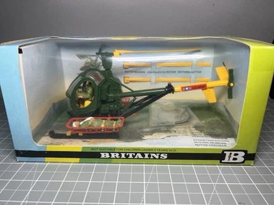 Britain's Toys военный вертолет Hughes с оригинальной коробкой. 9761 винтажный как новый - Изображение 1 из 4