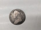 1746 George II silver sixpence coin : 2.8g