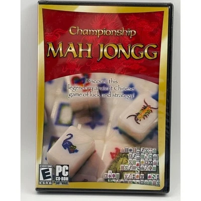 2009 Championship Mah Jongg PC CD-ROM Game Brand New SEALED - Image 1 of 4