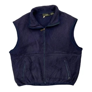 Timberland Fleece Gilet - Large Navy Polyester - Picture 1 of 8