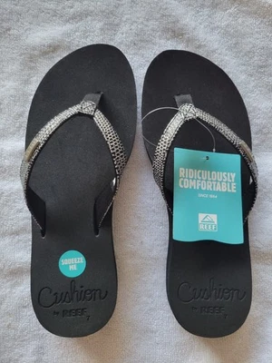 Chanclas atrevidas con cojín Reef Star. Talla 7 Foto 1 de 4