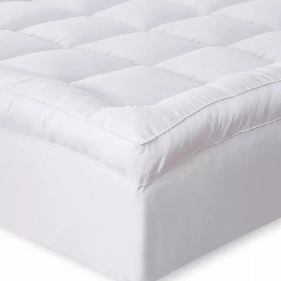 Extra Deep 4" Ultra-Fluffy Queen Mattress Topper Firm 10cm Thick Mattress Topper - Image 1 of 4