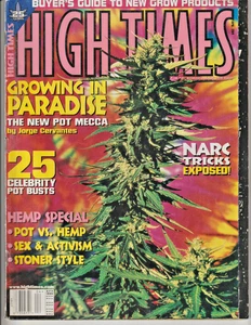 High Times Magazine April 1999 25 Celebrity Pot Busts Larry Sloman Interview - Picture 1 of 2