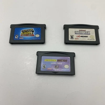 Game Boy Advance GBA Games Lot  of Capcom, Midway, and Centipede Collections - Image 1 of 4