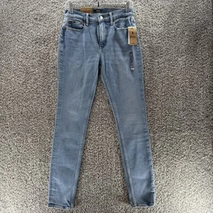 Polo Ralph Lauren Tompkins Skinny Jeans Womens 27 Blue Denim Mid Rise New Cotton - Picture 1 of 11