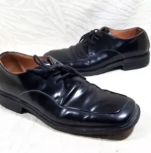 BACCO BUCCI ITALIEN ECHTLEDER HERREN 10 KLEID SCHUHE SCHWARZ SPITZE 116703600110 - Bild 1 von 14