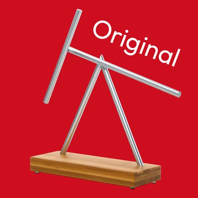 The Swinging Sticks® Original Bambus Perpetuum Mobile Illusion Kinetic Sculpture - Bild 1 von 4