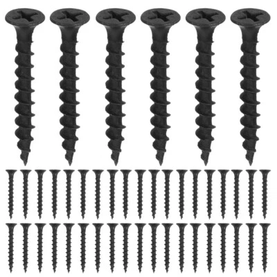 100 PIEZAS Tornillos autorroscantes Tornillos domésticos Tornillos autoperforantes de acero para pared Foto 1 de 4