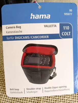 NEW Hama Valletta 110 Colt Camera Bag shoulder strap side pockets £23 on Amazon  - Image 1 of 4