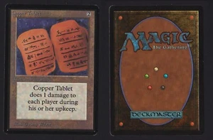 *** MTG Copper Tablet (Beta) | Moderately Played *** 1993 Magic the Gathering - Picture 1 of 1