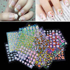Nail Art Stickers Design Flower Decals Self-adhesive Manicure Decoration Tool❤