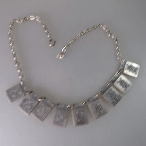 Dänemark: Collier Design Entwurf in Zinn um 1970 - UNGETRAGEN (52601) - Picture 1 of 2